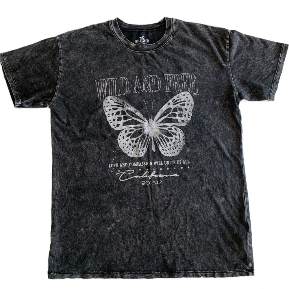 Hollister Butterfly Short Sleeve Tee Size XS